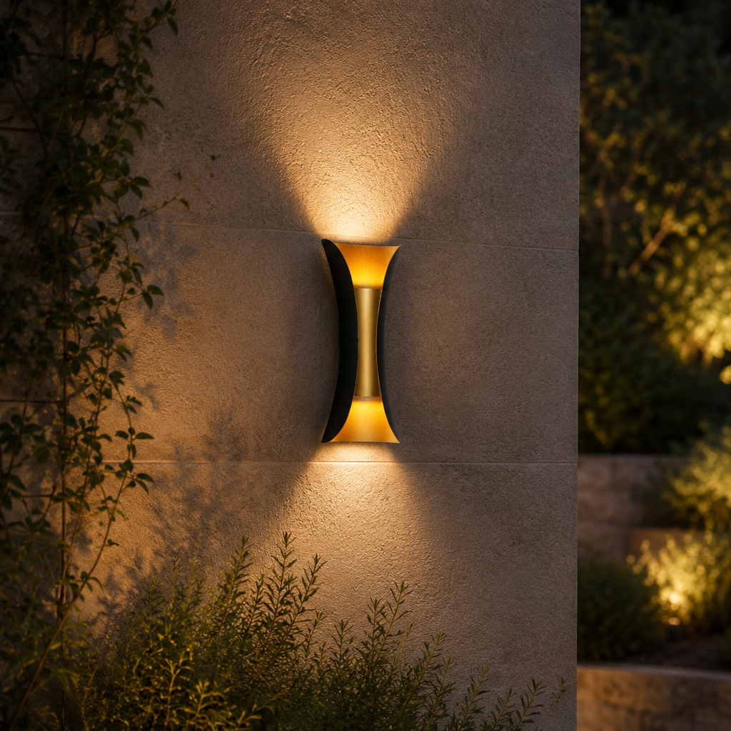 Amara Outdoor Up Down Wall Sconce Light