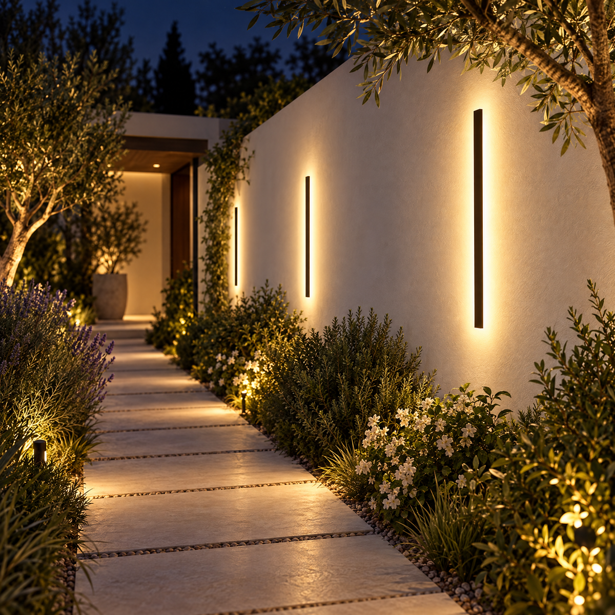 Leila Linear Outdoor Wall Lamp